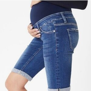 KanCan Denim Jean Shorts Maternity Size 9/29